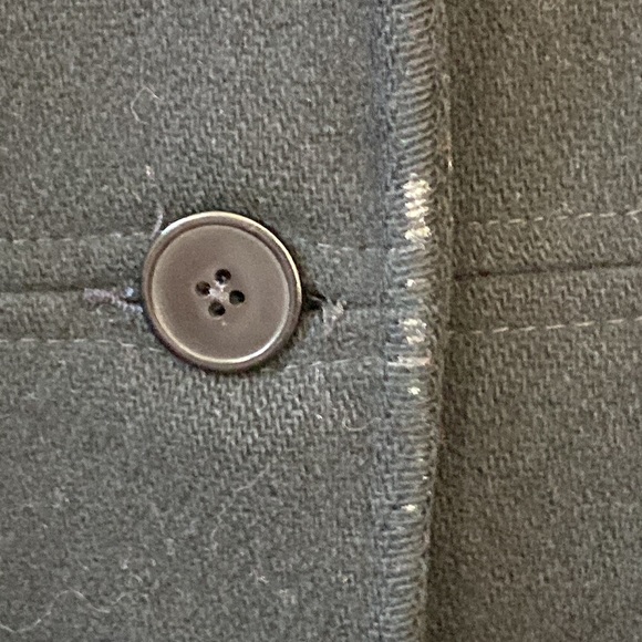 Albert Nipon women’s L black pea coat - Picture 3 of 4